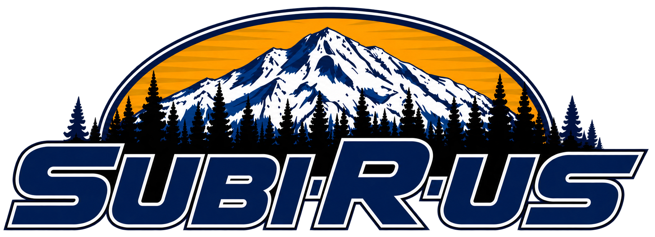 Subi-R-Us mountain and wordmark